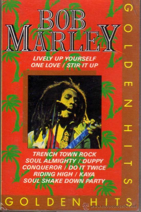 Casetes antiguos: BOB MARLEY &rdquo;GOLDEN HITS&rdquo; CASSETTE - Foto 1