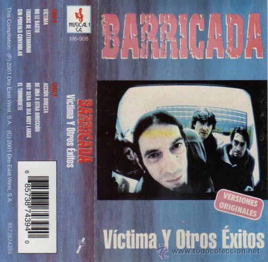 Casetes antiguos: BARRICADA &rdquo;VICTIMA Y OTROS EXITOS&rdquo; CASSETTE - Foto 1