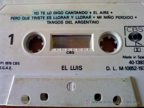 Casetes antiguos: El Luis (CBS, 1976) - Foto 1