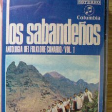 Casetes antiguos: LOS SABANDEÑOS - ANTOLOGÍA DEL FOLKLORE CANARIO VOL.1 (COLUMBIA, 1988). EDICIÓN ORIGINAL- YA ESCASA. Lote 24193995