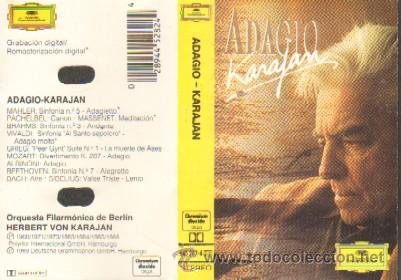 Casetes antiguos: ADAGIO  KARAJAN - Foto 1
