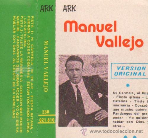 Casetes antiguos: MANUEL VALLEJO - Foto 1