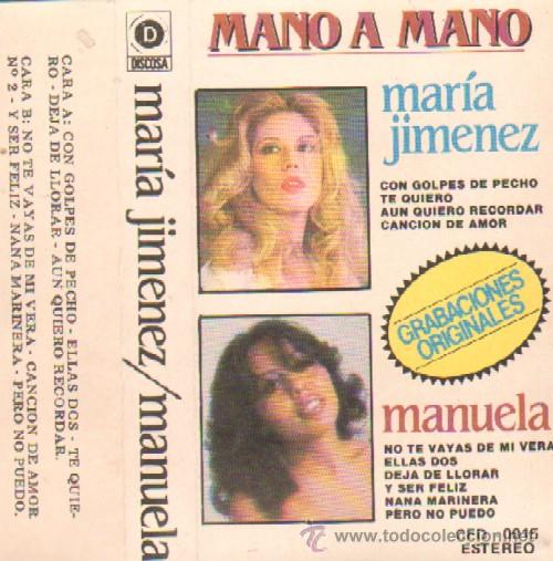 Casetes antiguos: MARIA JIMENEZ   MANUELA - Foto 1