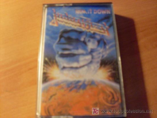 Casetes antiguos: JUDAS PRIEST ( RAM IT DOWN ). CASETE - Foto 1