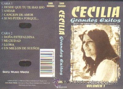 Casetes antiguos: CECILIA GRANDES EXITOS VOL 1. CASE-3316 - Foto 1