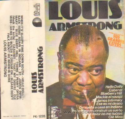 Casetes antiguos: LOUIS ARMSTRONG  SUS GRANDES EXITOS - Foto 1