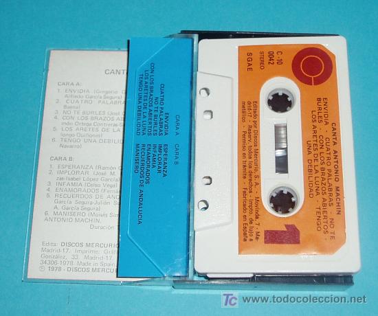 Casetes antiguos: CANTA ANTONIO MACHIN - Foto 2