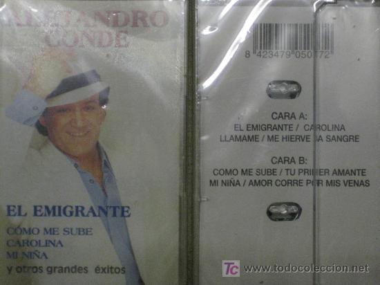 Casetes antiguos: ALEJANDRO CONDE EL EMIGRANTE - Foto 1