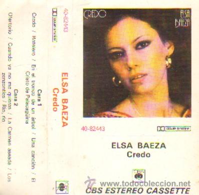 Casetes antiguos: ELSA BAEZA CREDO CASE 3543 - Foto 1