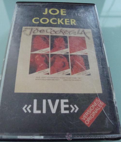 Casetes antiguos: JOE COCKER - LIVE - CASETTE 1988 - Foto 1