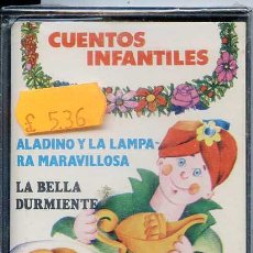 Cassettes Anciennes: CUENTOS INFANTILES / ALADINO Y LA LAMPARA MARAVILLOSA - LA BELLA DURMIENTE (PRECINTADA). Lote 19790867