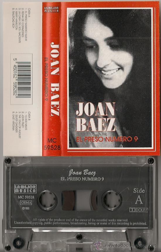 Casetes antiguos: JOAN BAEZ - EL PRESO NUMERO 9 (CASSETTE 1995) - Foto 1