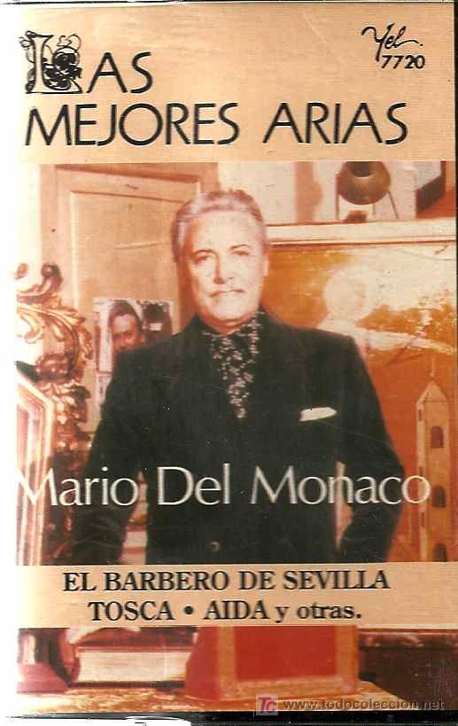 Casetes antiguos: MARIO DEL M&Oacute;NACO / LAS MEJORES ARIAS - Foto 1
