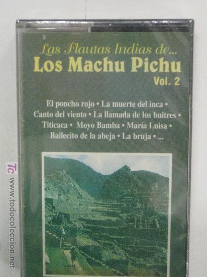 Casetes antiguos: CASETE-LAS FLAUTAS INDIAS DE LOS MACHU PICHU-VOL.2-DESCATALOGADO-NUEVA PRECINTADA