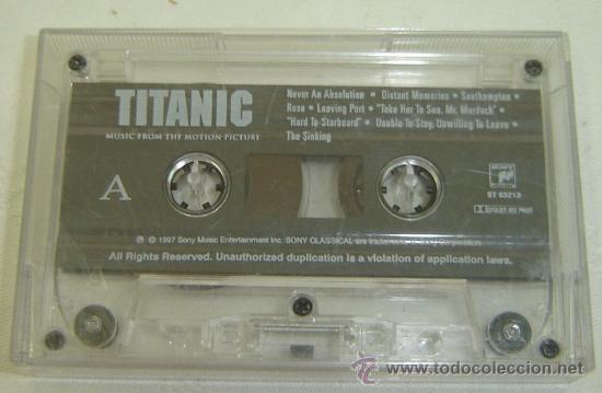 Casetes antiguos: CINTA K-7 CASSETTE SIN CARATULA TITANIC-CANCIONES DE LA PELICULA-SONY 1997