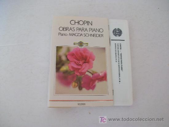 Casetes antiguos: CHOPIN /  Obras para piano - Foto 1
