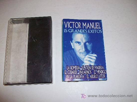 Casetes antiguos: VICTOR MANUEL /  15  Grandes Exitos - Foto 1