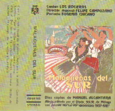 Casetes antiguos: MALAGUE&Ntilde;AS DEL SUR CANTAN LOS ROCIEROS - Foto 1