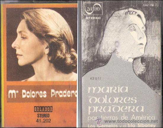 Casetes antiguos: M&ordf; Dolores Pradera 2 cassettes a&ntilde;os 70 - Foto 1