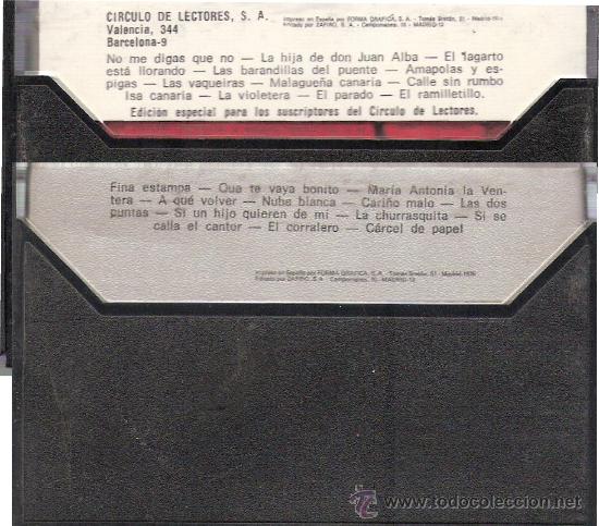 Casetes antiguos: M&ordf; Dolores Pradera 2 cassettes a&ntilde;os 70 - Foto 2