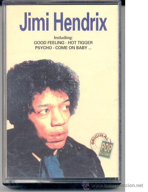 Cassetes antigas: JIMI HENDRIX ORIGINAL POP HISTORY hot tigger psycho good feeling come on baby