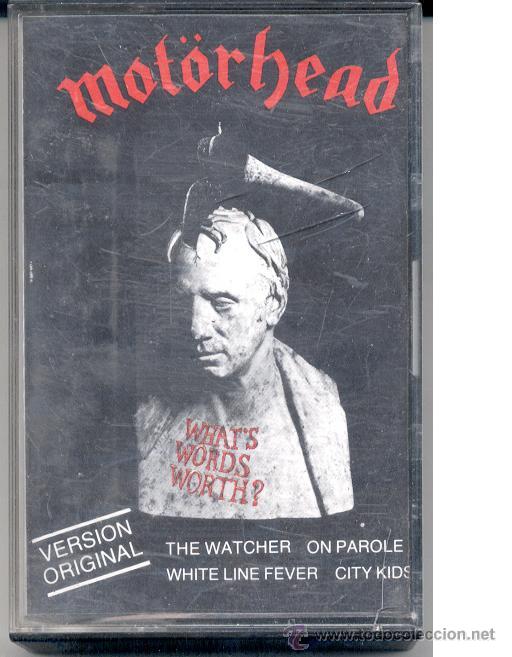 Casetes antiguos: MOTORHEAD WHAT&acute;S WORDS WORTH? - Foto 1