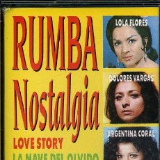 Casetes antiguos: RUMBA NOSTALGIA - LOLA FLORES / DOLORES VARGAS / ARGENTINA CORAL / RUMBA 3 - CASETE 1993 COMO NUEVA. Lote 22800373