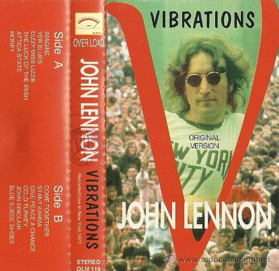 Casetes antiguos: JOHN LENNON &rdquo;VIBRATIONS&rdquo; CASSETTE - Foto 1