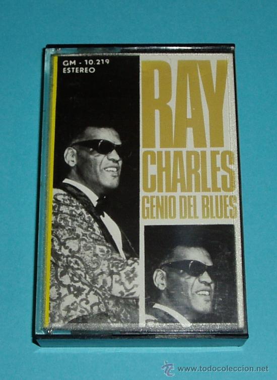 Casetes antiguos: RAY CHARLES. GENIO DEL BLUES. GRAMUSIC. 1974 - Foto 1