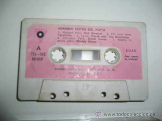 Casetes antiguos: GRANDES EXITOS DEL POP 4 VICTORIA 1986 - Foto 1