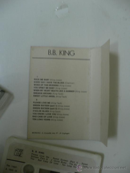 Casetes antiguos: BB KING STAR LINE 1984 - Foto 2