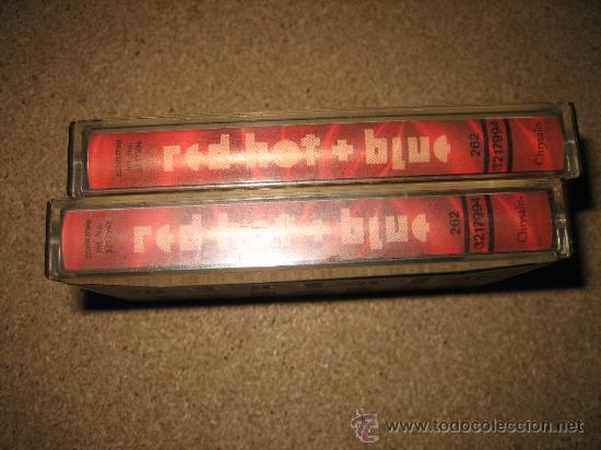 Casetes antiguos: DOBLE CASSETTE RED HOT + BLUE ORIGINAL - Foto 2