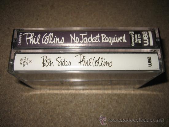 Casetes antiguos: 2 CASETES PHIL COLLINS BOTH SIDES Y NO JACKET - Foto 2