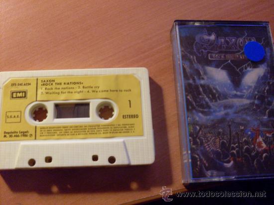 Casetes antiguos: SAXON ( ROCK THE NATIONS ) (CAS4) - Foto 1