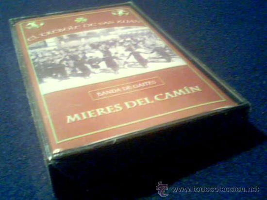 Casetes antiguos: EL TREBOLE DE SAN XUAN. MIERES DEL CAMIN. BANDA DE GAITES. CASETE DE MUSICA ASTURIANA. NUEVA