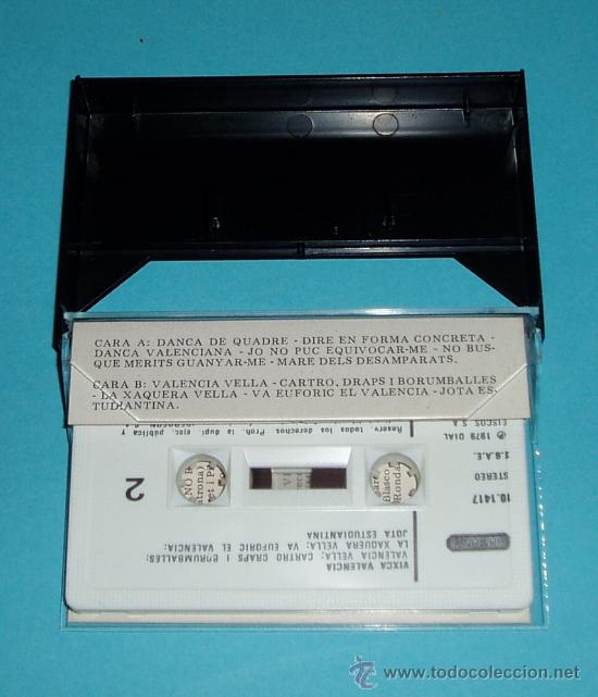 Casetes antiguos: VIXCA VALENCIA. VARIOS INTERPRETES. DIAL DISCOS. 1979 - Foto 2