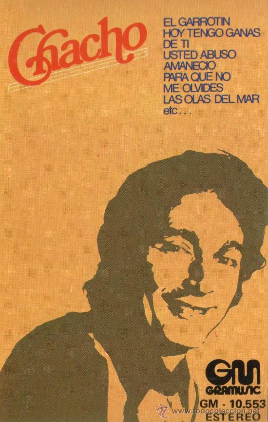 Casetes antiguos: CHACHO Y SUS RUMBAS  -  1977 (Nuevo) - Foto 1