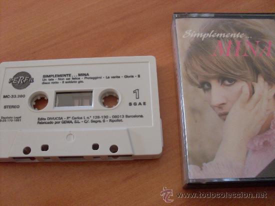 Casetes antiguos: MINA ( SIMPLEMENTE MINA ) CASETE ( CAS5) - Foto 1