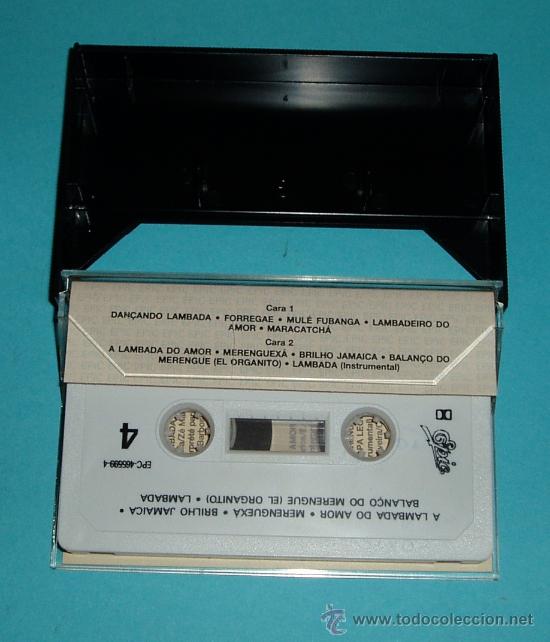 Casetes antiguos: LAMBADA. INCLUYE VERSI&Oacute;N ORIGINAL DEL &Eacute;XITO DE KAOMA - Foto 2