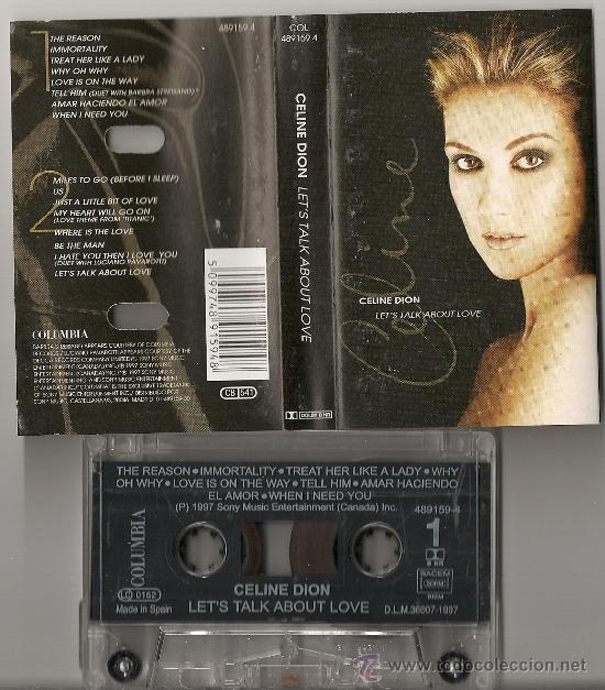 Celine Dion hablemos sobre El Amor Cassette 1997 EPIC NUEVO 
