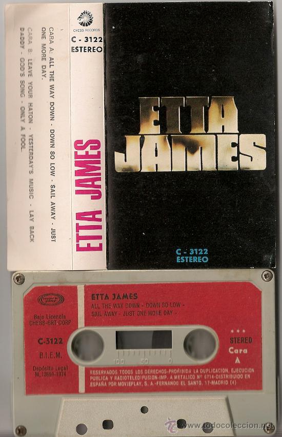 Casetes antiguos: ETTA JAMES - ETTA JAMES (CASSETTE ESPA&Ntilde;OL 1974) - Foto 1