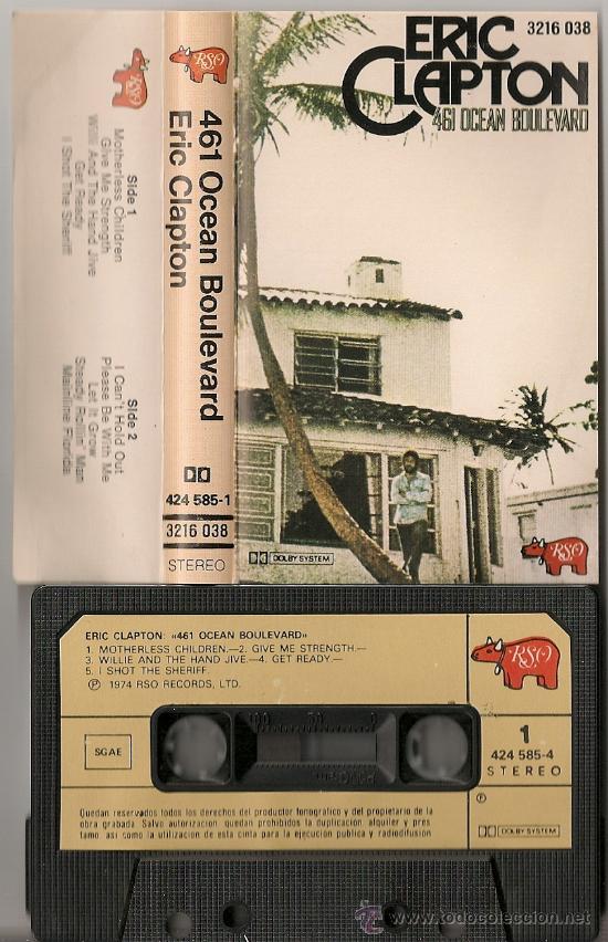 Casetes antiguos: ERIC CLAPTON - 461 OCEAN BOULEVARD (CASSETTE ESPA&Ntilde;OL 1989) - Foto 1