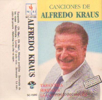 Casetes antiguos: CANCIONES DE ALFREDO KRAUS  CASE-5058 - Foto 1