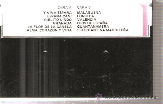 Casetes antiguos: Casete TUNA DE MALAGA - Foto 2