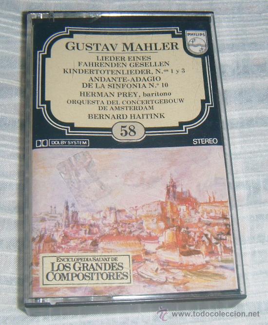 Casetes antiguos: gustav mahler casete - Foto 1