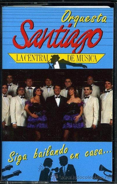 Cassette antiche: Orquesta Santiago - La central de m&uacute;sica - Casete 1991