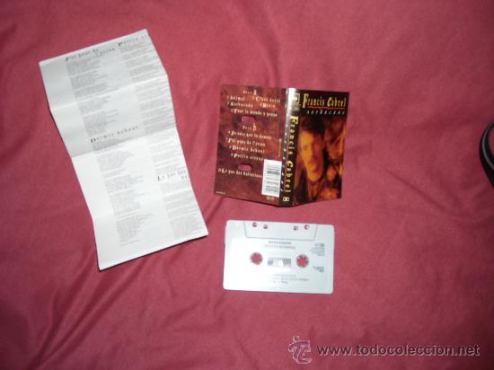 Casetes antiguos: FRANCIS CABREL CASSETTE SARBACANE 1989 CBS - Foto 1