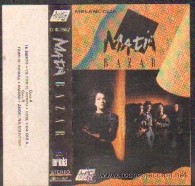 Casetes antiguos: MATIA BAZAR - MELANCOLIA   CASE-6724, 2 - Foto 1
