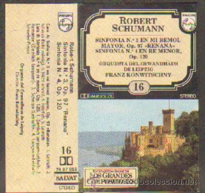 Casetes antiguos: ROBERT SCHUMANN SINFONIA N&ordm; 3 / N&ordm; 4   CASE-6901 - Foto 1