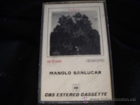Casetes antiguos: MANOLO SANLUCAR- SANLUCAR-CBS - Foto 1